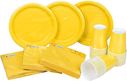 SET COMPLETO PER FESTA: il set di stoviglie monouso HEKU ha tutto il necessario per un evento di 30 ospiti. Contiene 30 piatti di carta, 30 bicchieri per feste e 60 tovaglioli. Con questo set avrete il pacchetto completo senza preoccupazioni, che facilita notevolmente la pianificazione e l'organizzazione del vostro evento