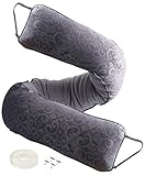 fowong Schwerer Tür Zugluftstopper 97cmx10cm Schalldicht unter der Tür Energieeffizienter Zugluftstopper für Türen Fenster Isolierung Türzugschutz Dichtungstopper Wolken/Grau