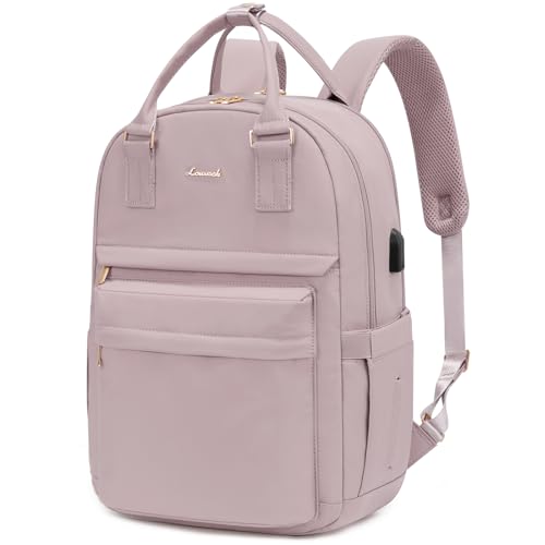 Image of LOVEVOOK Laptop Backpack for Women Girls, 15.6 Inch Waterproof Computer Backpack Student School Cute Bookbag Computer Bag