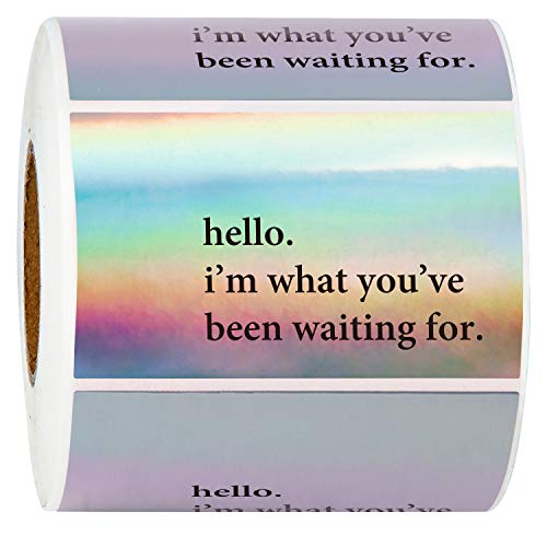 WRAPAHOLIC 2 x 3.2 Inch 350 Total Labels - Hello