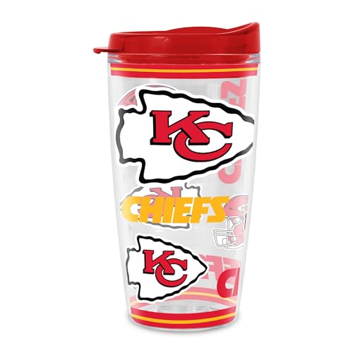 Image of Rico Industries NFL Football Double Wall Mayhem 16oz Tritan Tumbler W Lid