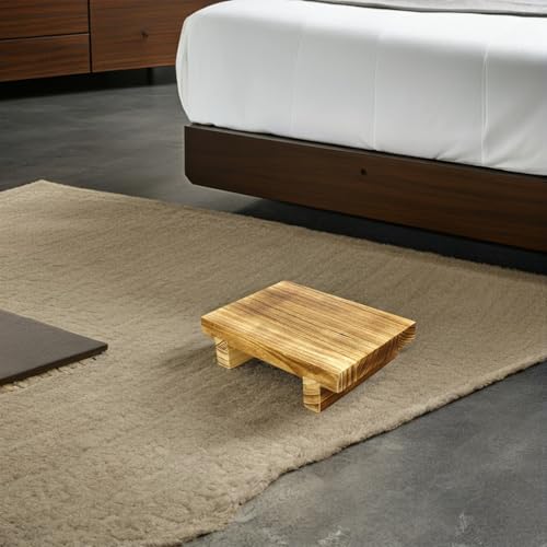 Taburete de madera MAGICLULU para cambiar zapatos en casa 7
