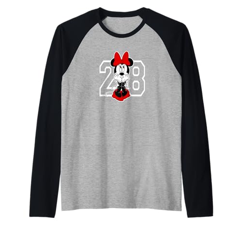 Minnie 28 Raglan Baseball Tee t-shirt manches longues contrastées