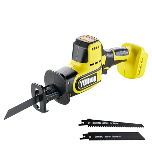 YOIbuy PRO 充電式 レシプロソー 高性能ブラシレスモータ搭載 25.4mm...