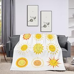 21t Funny Summer Sunshine Throw Blanket
