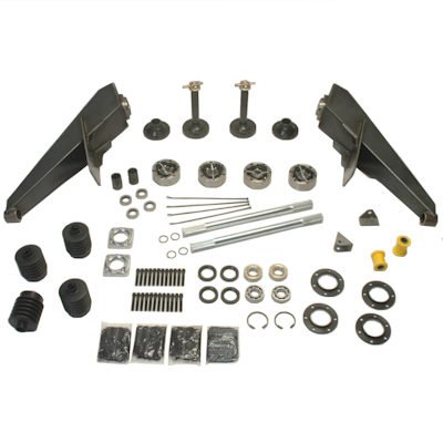 Pacific Customs Rear 3x3 Trailing Arm Suspension Kit 930 Cv Joints for 002 Bus Trans Compatible with VW & Dune Buggy