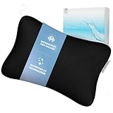 HAVENHAUS PREMIUM BADEWANNENKISSEN SCHWARZ | BADEWANNENKISSEN NACKEN SCHNELLTROCKNEND &AMP; EXTRA GROSSE SAUGNÄPFE | BADEKISSEN FÜR BADEWANNE WASCHBAR | NACKENKISSEN BADEWANNE BADEZUBEHÖR | WANNENKISSEN