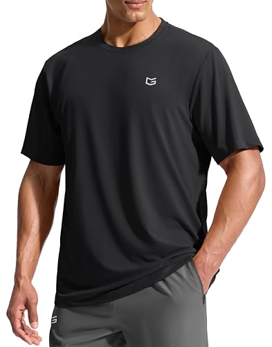 Image of G Gradual Men's Sun Protection Swim Shirt UPF 50+ Rash Guard Short Sleeve Quick Dry Water Hiking Workout Shirts for Men