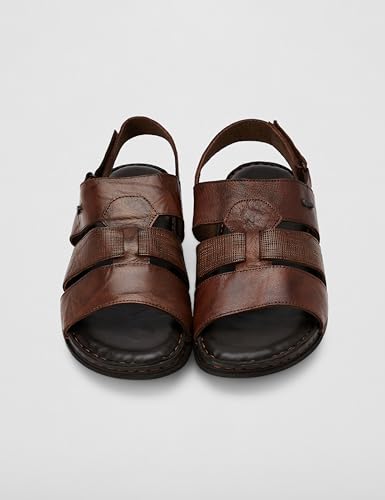 Image of Lee Cooper mens Leather Regular Velcro Mens Sandals Sandal