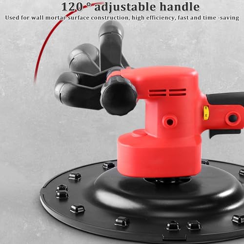 Betoniera elettrica – Strumento di miscelazione del calcestruzzo senza fili, alimentato a batteria al litio a 6 velocità, palmare per intonaco e malta