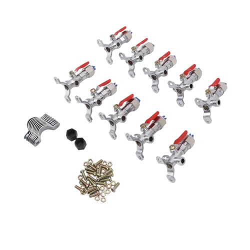 GLO10Pcs Boquilla de Nebulización Agrícola, Puntas de Boquilla de Rociador de Aleación de Zinc Boquilla Atomizadora Boquilla de Rociador de Plantas Agrícolas para Riego