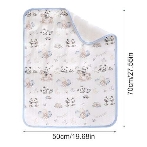 Matelas à langer imperméable grand format lavable pour lit et crèche - 5