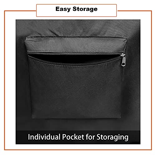 Chest Freezer Cover,Waterproof Dustproof Outdoor Or Indoor Protect Deep Freezer Cover Fit For Compact Chest Freezer 5.0 Cubic Feet Freezer Cover 28L X 22W X 34H Inch,Black #TOP4