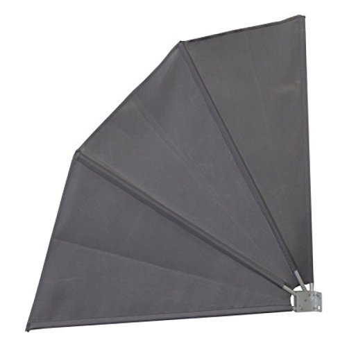 My Garden Sichtschutz Windschutz für Balkone 120x120cm ausklappbar...