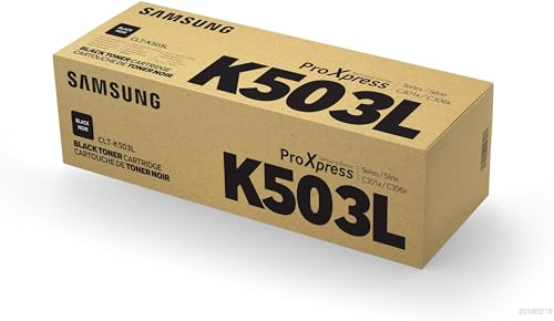 Samsung SU147A CLT-K503L High Yield Toner Cartridge, Black, Pack of 1