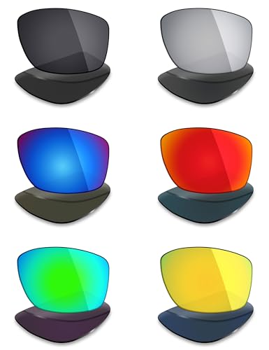 Mryok 6 Pairs Polarized Replacement Lenses for Ray-Ban RB4234 58mm Sunglass - Stealth Black/Fire Red/Ice Blue/Silver Titanium/Emerald Green/24K Gold