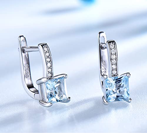 LOKILOKI Orecchini A Clip in Vero Argento Sterling 925 Semplici con