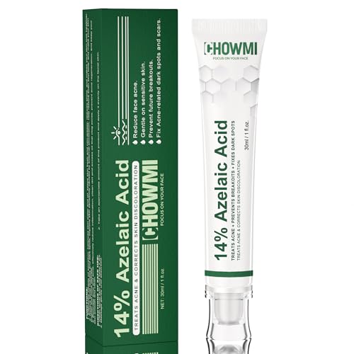 14% Azelaic Acid Serum for Face, Gentle Acne & Redness Treatment, Helps Calm Sensitive Skin, Improve Blemishes & Uneven Tone, Lightweight Formula 1oz