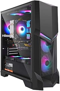 ionz KZ12 PC TOWER CASE FULL ATX GAMING TEMPERED GLASS SIDE WITH MESH FRONT+ 3 FRGB