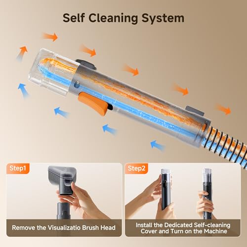 Image of Uwant Carpet Cleaner Machine 18Kpa Powerful Suction, Portable Carpet Cleaner with Cleaning Tools&Self-cleaning Set for Cars,Sofa set of 1 (Margaret-Textile)