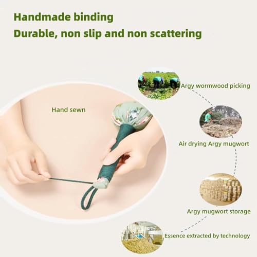 SMAPWRH Manual Body Lymphatic Massage Hammer, Lymphatic Hammer, Manual Massage Hammer for Body with Massage Tool, Long Size Massage Hammer (31cm/12.2in,Pink)