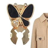 Butterfly Wing Design: Button covers for women blouses feature a butterfly wing inspiration, adding elegance to formal attire while enhancing aesthetic appeal with symmetrical 3D relief craftsmanship, perfect for elevating professional or evening looks with refined detail and artistic flair