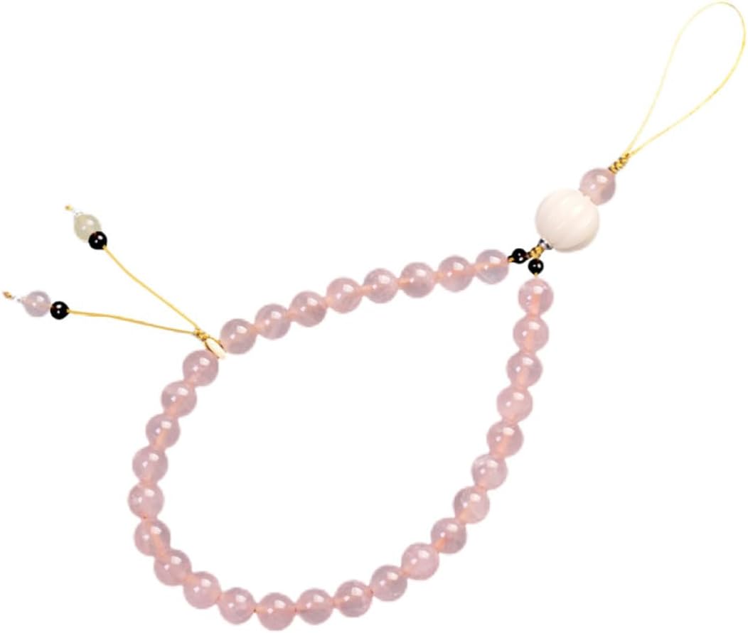 Pink Crystal Anti-lost Phone Chain Lanyard for Mobile Phones