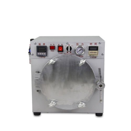 Medium High Pressure Autoclave OCA Adhesive Sticker LCD Bubble Remove Machine Chamber size:?190 * 250mm 110V or 220V