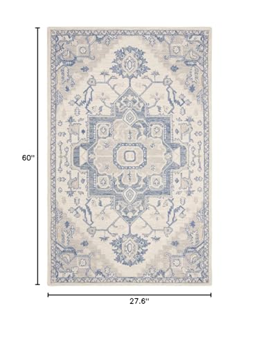 Tapete decorativo SAFAVIEH 2'3" x 5', lana, hecho a mano miniatura 3