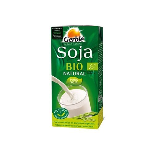 Gerble Soja Bio Lot de 12 boissons, sans sucre, 1 litre