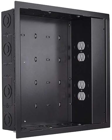 ChiefMfg.Receptacle Hardware Mount Black (PAC526FBP4)