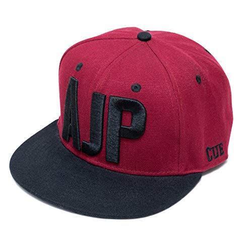 [全日本 プロレス] 公式 AJPロゴ キャップ (ワインレッド) 格闘技 ・ プロレス グッズのサムネイル