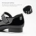 Stelle Tap Shoes for Girls Boys Patent Leather Detachable Bow Dance Shoes(Toddler/Little Kid/Big Kid)(Black,9MT)