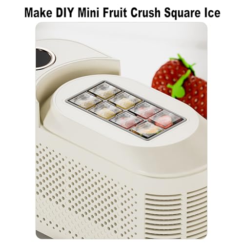 Mini máquina portatil para fabricar hielo 8 cubos en 10 minutos miniatura 6