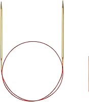 Vista 7 de Addi Turbo Lace - Agujas circulares para tejer, bronce blanco, 23.6 in, 0.059 in, 775-7 60 1,5