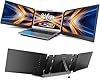 KEFEYA Portable Monitor for Laptop, 14” Full HD IPS Display Screen, Triple Laptop Screen Extender, Work with 13”-17” Mac Windows Chrome