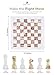 Radicaln Marble Chess Set 12'' Inches White and Green Onyx Handmade Luxury Board Games for Adults, Ideal Marble Chess Board Game Set & Chess Pieces for Home Decor