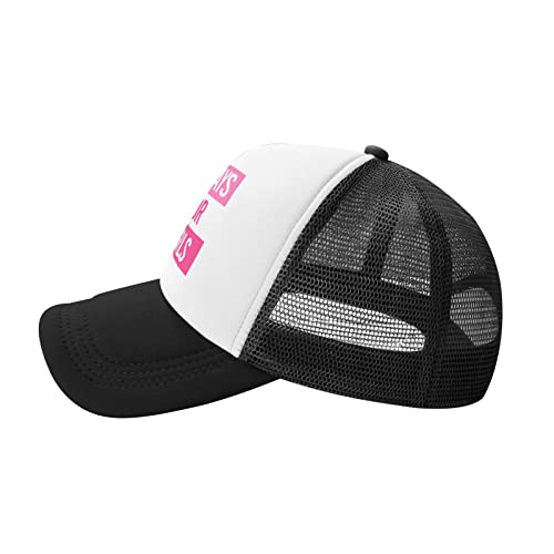 Saturdays are for The Girls Gifts Baseball Cap Adjustable Trucker Hats Mesh Sun Hat for Gifts Cool Summer Hats Black3