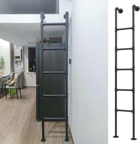 Loft Bed with Staircase Kit - Space-Saving Solution for Small Bedrooms, Libraries, RVs, Boats, or Closets