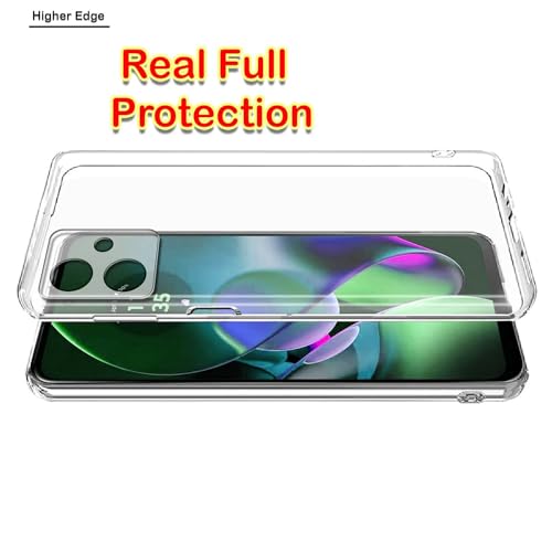 Image of Amazon Brand - Solimo Mobile Cover for Motorola Moto G64 5G / G54 5G / G54 Power 5G (Soft & Shockproof Back Case with inbuilt Cushioned Edges), Transparent
