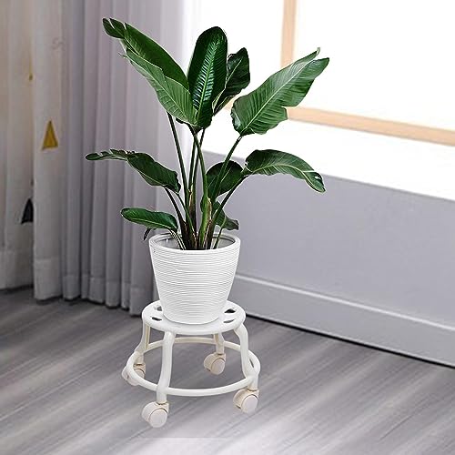 figatia Banqueta giratória 360° Rodízios giratórios universais, multiuso, fácil de mover, leve, redo