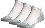 Drymax Socks Running Mini Crew Sock Socks,White/Grey,XL US