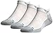 Drymax Run Mini Crew Socks, White/Grey, X-Large (M11-13)