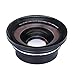 Pasuihcay Professional 37mm Macro+72mm Wide Angle Lens 0.39X Full HD for 4K Camcorder, black
