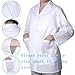 mifengda Mad Scientist Costume Doctor White Lab Coat Halloween Crazy Mad Scientist Physicist Costume Include Lab Coat Wig Glasses Mustache Eyebrows Gloves Bow Tie for Cosplay Pretend Play