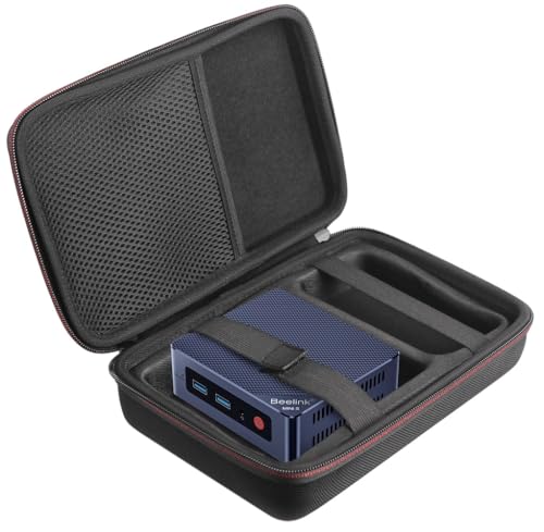 Funda protectora rígida para viaje, compatible con Beelink Mini PC S12 Pro (Intel 12.a y 13.a generación, N95/N100/N150), solo funda miniatura 1