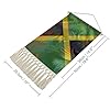 Jamaica Flag Jamaican Lion Wall Painting Hanging Tapestry Print Cotton Linen Scroll Poster Art Decor #1