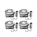 Zieichy 4Pcs Connecting Rods W/Pistons & Rings Set For BMW MINI Cooper S JCW R55 R56 R57 R58 R59 N14B16A N14B16C 1.6 Turbo，Replace 11257576973 1124762125