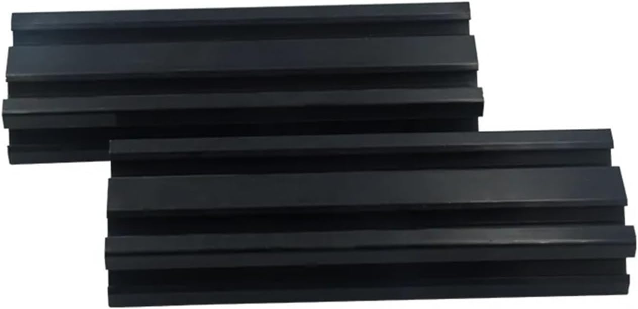 2 Pack Aluminum Extrusion Frame Black 2040 V Groove European Standard 100mm-1200mm Anodized Linear CNC 3D Printer Parts(200mm)