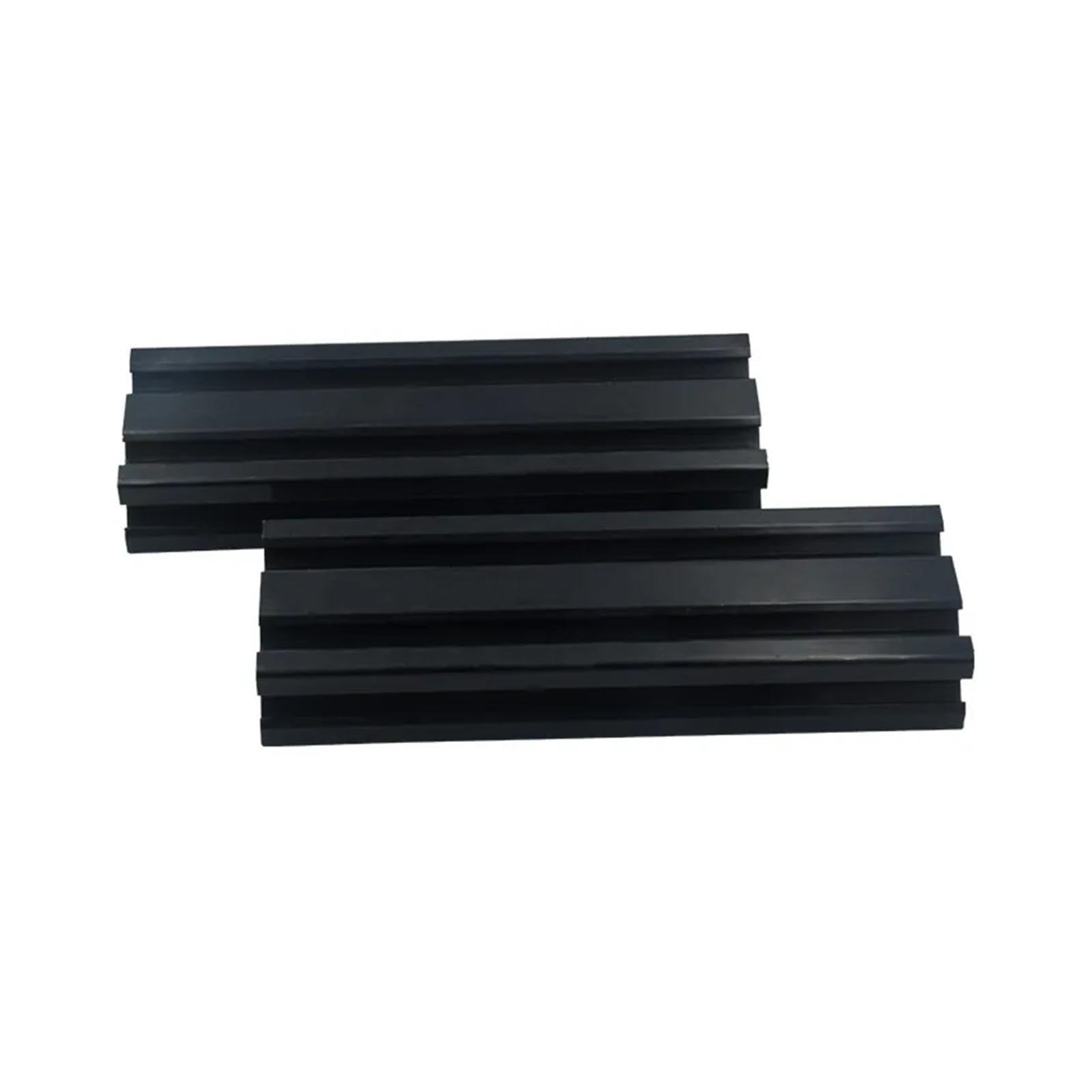Profilé aluminium 2040 V noir 450mm haute rigidité norme européenne